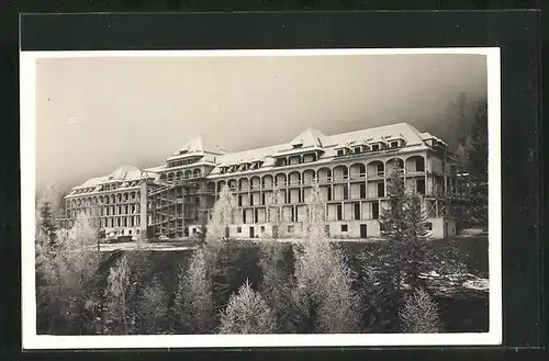 AK Stolzalpe, Landes-Sonnenheilstätte im Winter, 4. Neubau