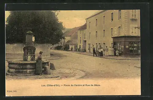 AK Lux, Place du Centre et Rue de Bèze