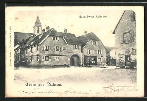 AK Rixheim, Gasthaus Iwan Reimann