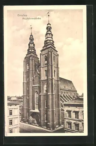 AK Breslau, An der Magdalenenkirche