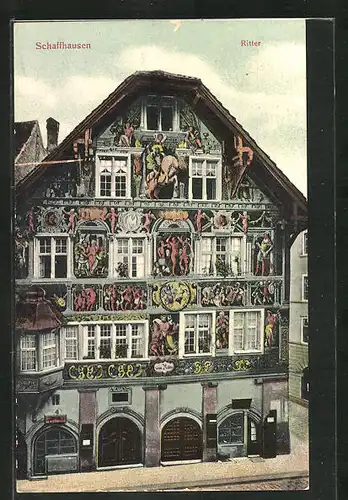 AK Schaffhausen, Haus zum Ritter
