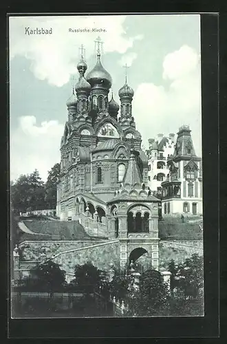 AK Karlsbad, An der Russischen Kirche