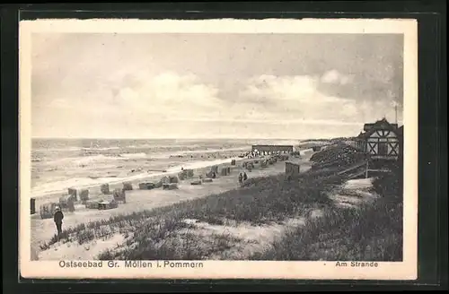 AK Gr. Möllen, Am Strande