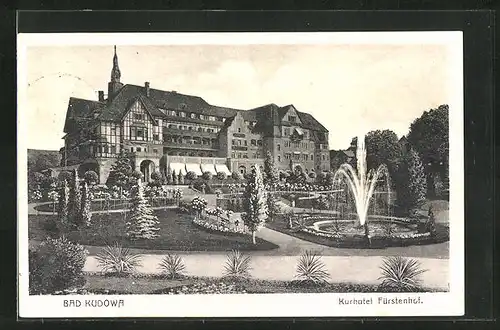 AK Bad Kudowa, kurhotel Fürstenhof