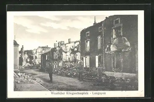 AK Longuyon, Westlicher Kriegsschauplatz