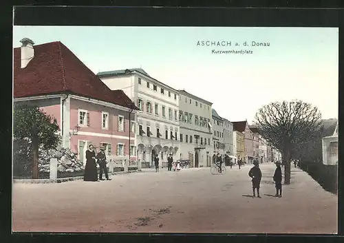 AK Aschach /Donau, Kurzwernhardplatz