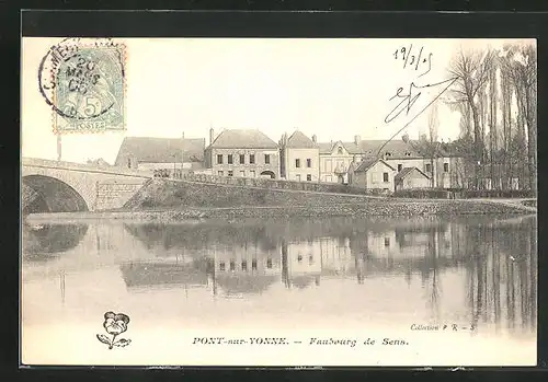 AK Pont-sur-Yonne, Faubourg de Sens