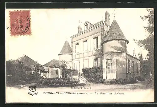 AK Thorigny-sur-Oreuse, Le Pavillon Brissot