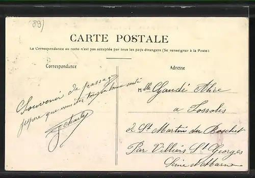 AK Thorigny-sur-Oreuse, Vue Gènèrale