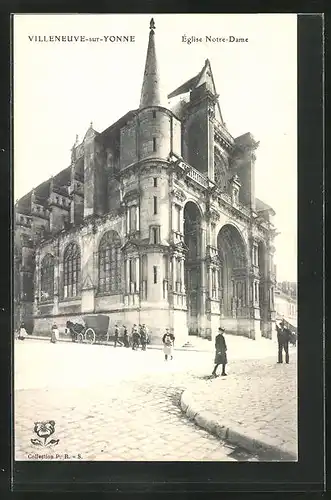 AK Villeneuve-sur-Yonne, Eglise Notre-Dame