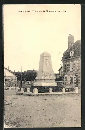 AK Saint-Florentin, Le Monument aux Morts