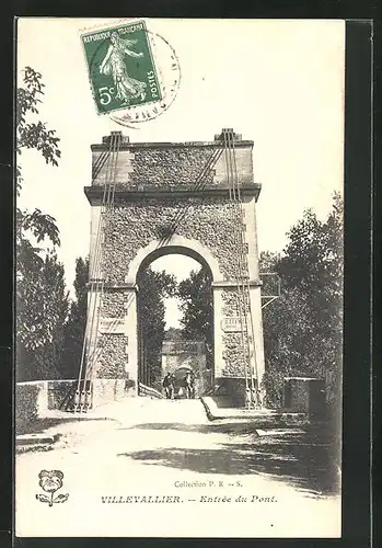 AK Villevallier, Entrée du Pont