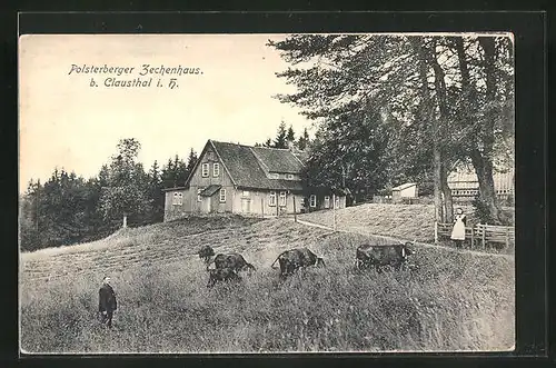 AK Clausthal / Harz, Polsterberger Zechenhaus