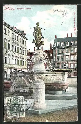 AK Leipzig, Mägdebrunnen