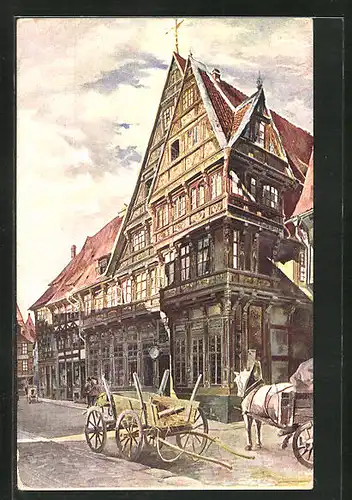 AK Hildesheim, Altdeutsches Haus in der Osterstrasse