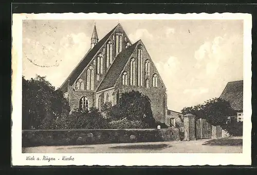 AK Wiek a. Rügen, Kirche