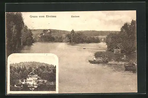 AK Ebnisee, Ruderer auf dem See