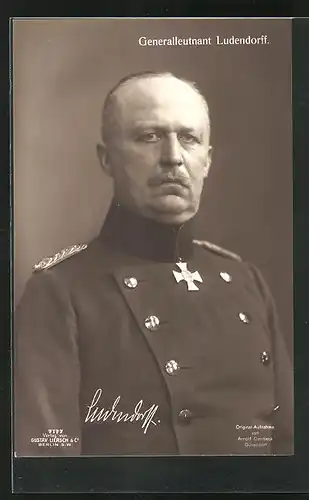 AK Erich Ludendorff, der Generalleutnant mit dem eisernen Kreuz