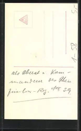AK Erich Ludendorff, der Generalleutnant mit dem eisernen Kreuz