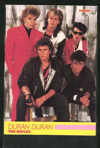 AK Musikergruppe Duran Duran posieren für ihren Song The Reflex