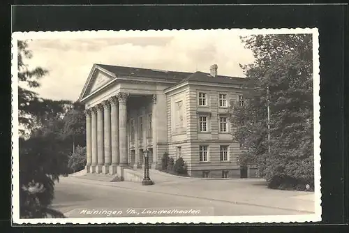 AK Meiningen i. Thür., am Landestheater