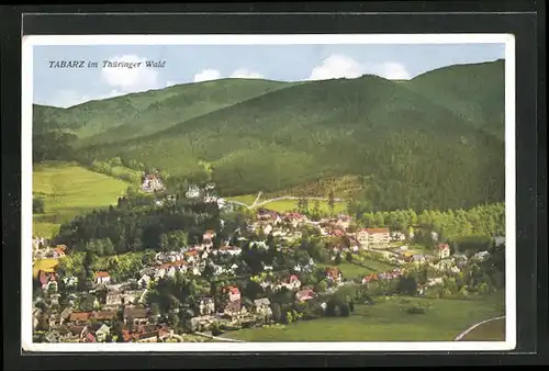 AK Tabarz im Thüringer Wald, Generalansicht der Ortschaft