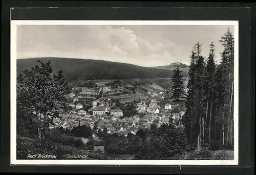 AK Bad Brückenau, Totalansicht vom Wald aus