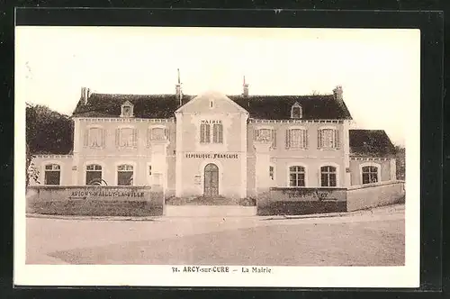 AK Arcy-sur-Cure, La Mairie
