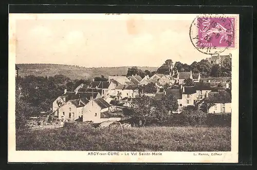 AK Arcy-sur-Cure, Le Val Sainte-Marie