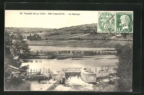 AK Arcy-sur-Cure, Vallee de la Cure, Le Barrage