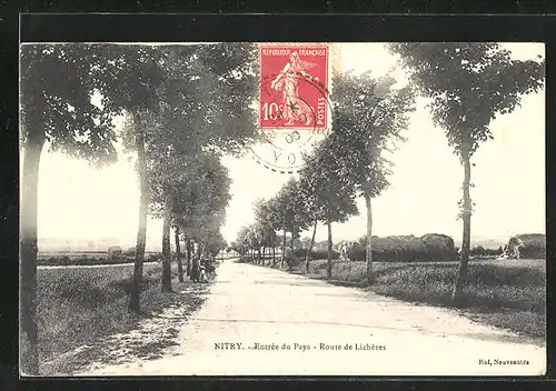 AK Nitry, Entree du Pays, Route de Licheres