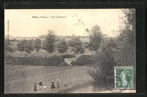 AK Nitry, Val de Brienon, unterwegs auf dem Feld