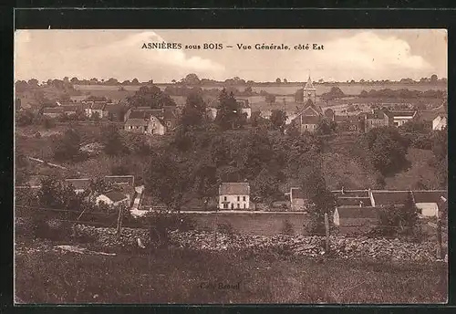 AK Asnieres, Vue generale, cote Est, L`Eglise