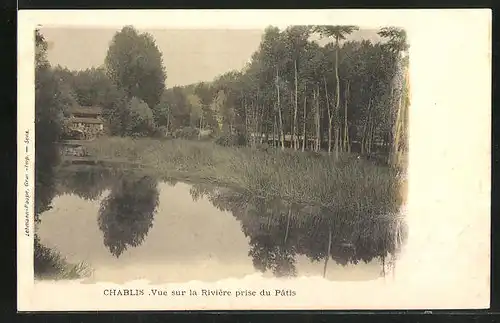 AK Chablis, Vue sur la Riviere prise du Patis