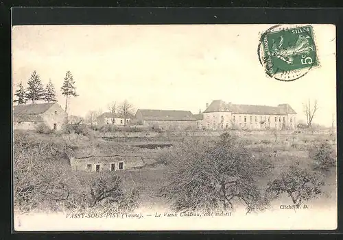 AK Vassy-Sous-Pisy, Le Vieux Chateau, cote Sud-Est