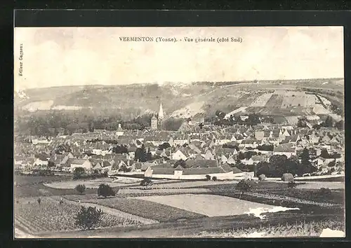 AK Vermenton, Vue generale cote Sud, L`Eglise