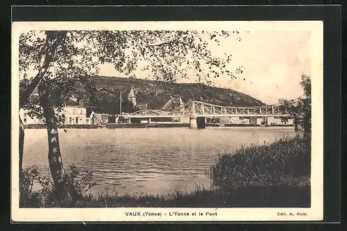 AK Vaux, L`Yonne et le Pont