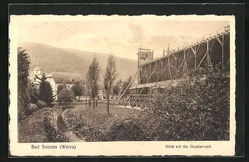 AK Bad Sooden / Werra, Blick auf das Gradierwerk