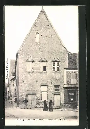 AK Saint-Julien-du-Sault, Maison du XVe siècle