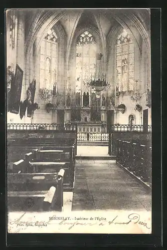 AK Seignelay, Intérieur de l`Eglise
