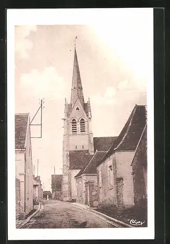 AK La Chapelle-Vieille-Foret, Rue de l`Eglise