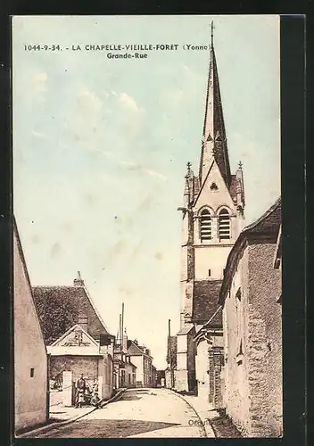 AK La Chapelle-Vieille-Foret, Grande-Rue