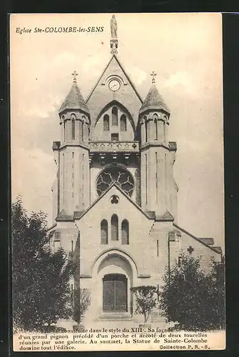 AK Saint-Denis-lès-Sens, L`Eglise Sainte-Colombe-les-Sens