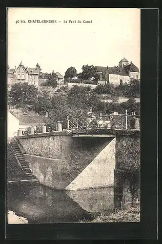AK Chatel-Censoir, Le Pont du Canal