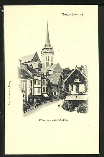 AK Toucy, Place de l`Hotel de Ville