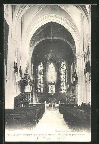 AK Pourrain, Intérieur de l`Eglise