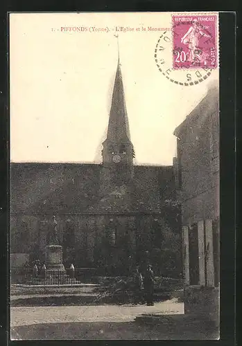AK Piffonds, L`Eglise et le Monument