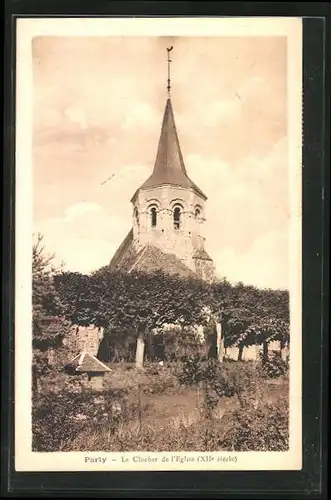 AK Parly, Le Clocher de l`Eglise