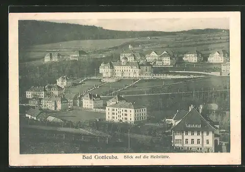 AK Bad Gottleuba, Blick auf die Heilstätte