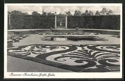 AK Hannover, Herrenhäuser Grosser Garten